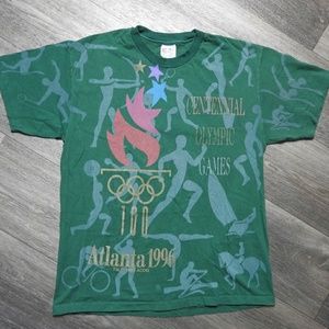 Vintage Atlanta 1996 Olympics T Shirt Medium